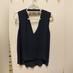 BCBG black dressy blouse